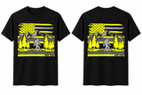 Five Star Bigfoot American Flag High Visibility T-Shirt