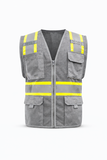Five Star Reflective Safety Vest — Class 2 Hi-Vis | 10 Colors | Multi-Pocket Zip | Men & Women | XS–5X
