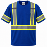 Class 2 High Visibility Reflective Safety T-Shirt – Short Sleeve Workwear Tee