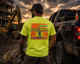 Five Star Bigfoot American Flag High Visibility T-Shirt
