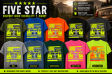 Five Star Bigfoot American Flag High Visibility T-Shirt