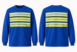 Hi-Vis Long Sleeve Safety Shirt with Reflective Stripes – Lightweight Work Shirt