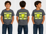 Kids Hi-Vis Colored Tee — Not ANSI Certified | XS–XL-SKULL