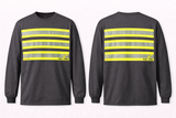 Hi-Vis Long Sleeve Safety Shirt with Reflective Stripes – Lightweight Work Shirt