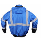 Waterproof Bomber Jacket - Blue Back