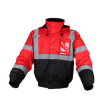 Waterproof Bomber Jacket - Red Front