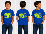 Kids Hi-Vis Colored Tee — Not ANSI Certified | XS–XL- DEER