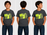 Kids Hi-Vis Colored Tee — Not ANSI Certified | XS–XL- DEER