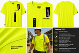 Timberland PRO® Hi-Vis Performance Work T-Shirt – Safety – Moisture Wicking Short Sleeve