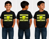 Kids Hi-Vis Colored Tee — Not ANSI Certified | XS–XL-SKULL