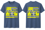 Five Star Bigfoot American Flag High Visibility T-Shirt