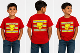 Kids Hi-Vis Colored Tee — Not ANSI Certified | XS–XL-SKULL