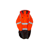 ANSI waterproof hi-vis jacket front view