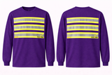 Hi-Vis Long Sleeve Safety Shirt with Reflective Stripes – Lightweight Work Shirt