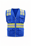 Five Star Reflective Safety Vest — Class 2 Hi-Vis | 10 Colors | Multi-Pocket Zip | Men & Women | XS–5X