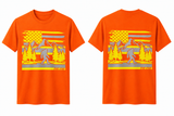 Five Star Bigfoot American Flag High Visibility T-Shirt
