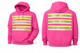 Reflective work hoodie color options
