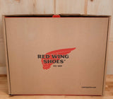 Red Wing 411 8-Inch Moc Toe Waterproof Work Boot — Premium Full-Grain Leather | Wedge Sole | Dark Brown