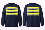 Hi-Vis Long Sleeve Safety Shirt with Reflective Stripes – Lightweight Work Shirt