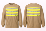 Hi-Vis Long Sleeve Safety Shirt with Reflective Stripes – Lightweight Work Shirt