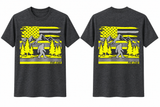 Five Star Bigfoot American Flag High Visibility T-Shirt