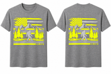 Five Star Bigfoot American Flag High Visibility T-Shirt