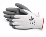 Atlas 451 Gray Work Gloves – 12 Pair Pack (S/M/L/XL) | Latex Grip Gloves