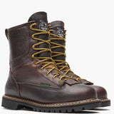Georgia Boot G101 men's 8-inch waterproof lace-to-toe logger work boot - angled view
