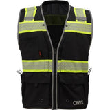 Rip-Stop Surveyor Vest - Black Front